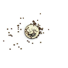 Load image into Gallery viewer, Earth Tone Browns- Microbeads (No Holes) 0.8mm - 1.2mm Caviar Beads https://www.artbeecrafts.com/products/earth-tone-browns-microbeads-no-holes-0-8mm-1-2mm-caviar-beads Earth Tone Browns- Microbeads 0.8mm - 1.2mm- No Holes Caviar Beads Tiny but dynamic, these undrilled microbeads add a textural dimension to designs. Excellent for scrapbooking, embellishments, jewelry, nail art, and many other home or professional décor projects. Size may vary. Options sold by the weight