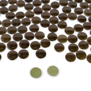 Dark Brown Round Hotfix Nailhead / Available Sizes 4mm & 6mm