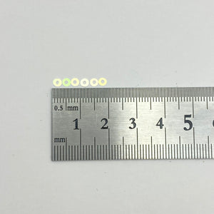 3mm White Pink Iridescent Sequins