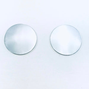 22mm Silver Polished Round Hotfix Iron-on Nailhead 12pcs