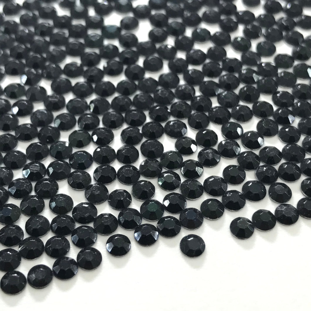 Black Hotfix Rhinestuds / Available Sizes 2mm, 3mm, 4mm, 5mm, 6mm www.ArtBeeCrafts.com