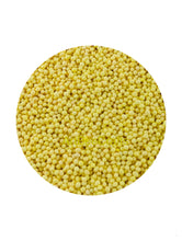 Load image into Gallery viewer, Mellow Yellow Microbeads (No Holes) 1.0mm - 1.2mm Caviar Beads https://www.artbeecrafts.com/products/mellow-yellow-microbeads-no-holes-1-0mm-1-2mm-caviar-beads Mellow Yellow- Microbeads 1.0mm - 1.2mm- No Holes Caviar BeadsTiny but dynamic, these undrilled microbeads add a textural dimension to designs. Excellent for scrapbooking, embellishments, jewelry, nail art, and many other home or professional décor projects. Size may vary. Options sold by the weight

