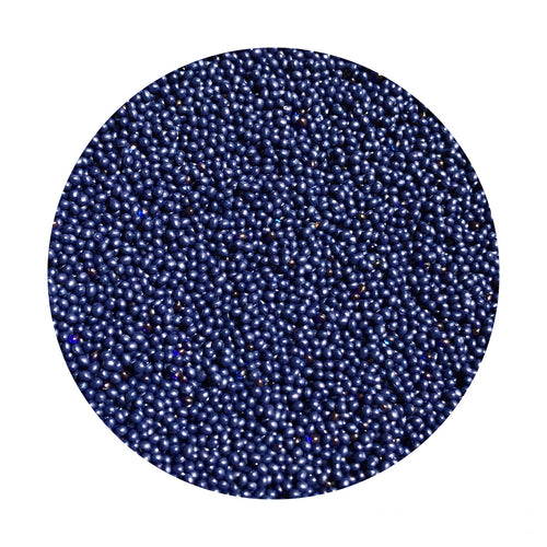 Space Blue- Microbeads (No Holes) 1.0mm - 1.2mm Caviar Beads https://www.artbeecrafts.com/products/blue-space-microbeads-no-holes-1-0mm-1-2mm-caviar-beads-3 Space Blue- Microbeads 1.0mm - 1.2mm- No Holes Caviar Beads Tiny but dynamic, these undrilled microbeads add a textural dimension to designs. Excellent for scrapbooking, embellishments, jewelry, nail art, and many other home or professional décor projects. Size may vary. Options sold by the weight. www.ArtBeeCrafts.com