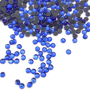 Sapphire HotFix Rhinestone SS7 https://www.artbeecrafts.com/products/copy-of-crystal-glass-hotfix-rhinestones-7ss-flatblack-1440pcs Hotfix Rhinestones are one of the easiest ways to add sparkle to your apparel designs, purses, cell phones, belts, dolls, scrapbooks, nail art, tumblers and much more! Stones are heat set and already have glue on the back. Easy to apply with hot fix applicator or a household iron. www.ArtBeeCrafts.com